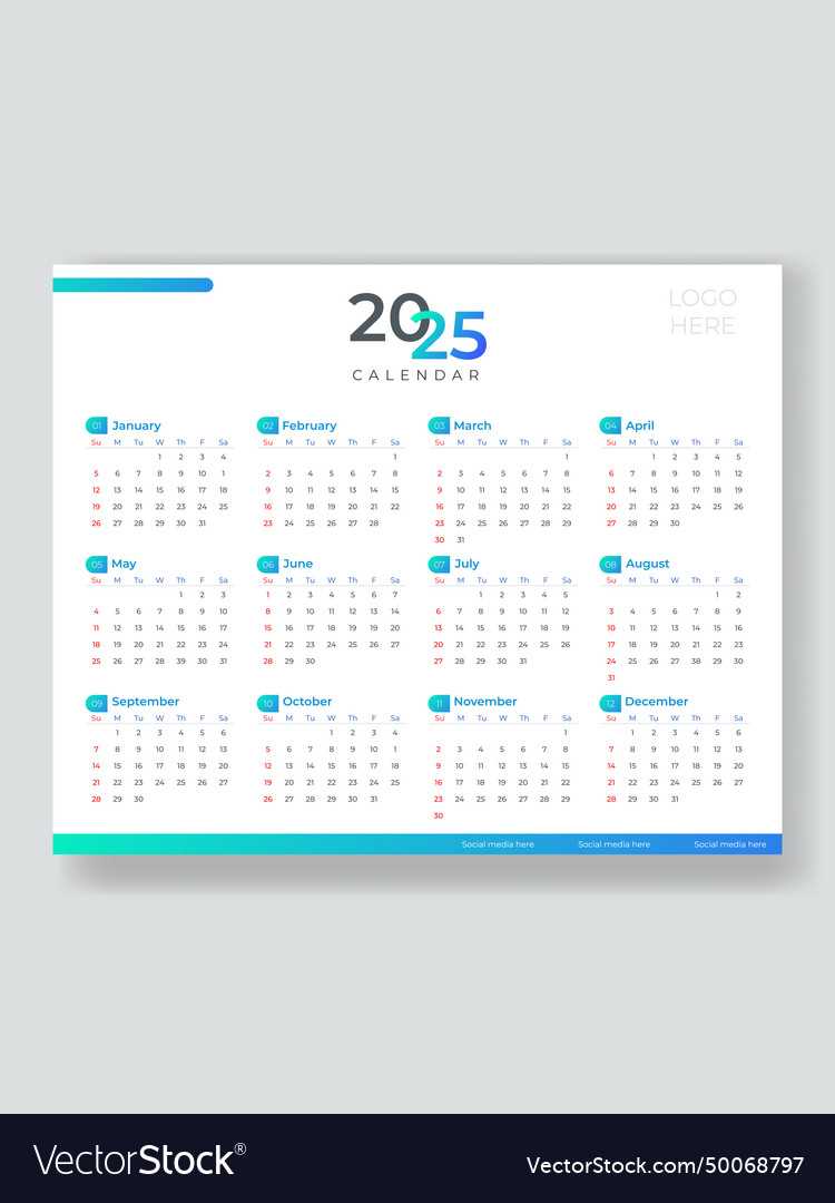 one page 2025 calendar template