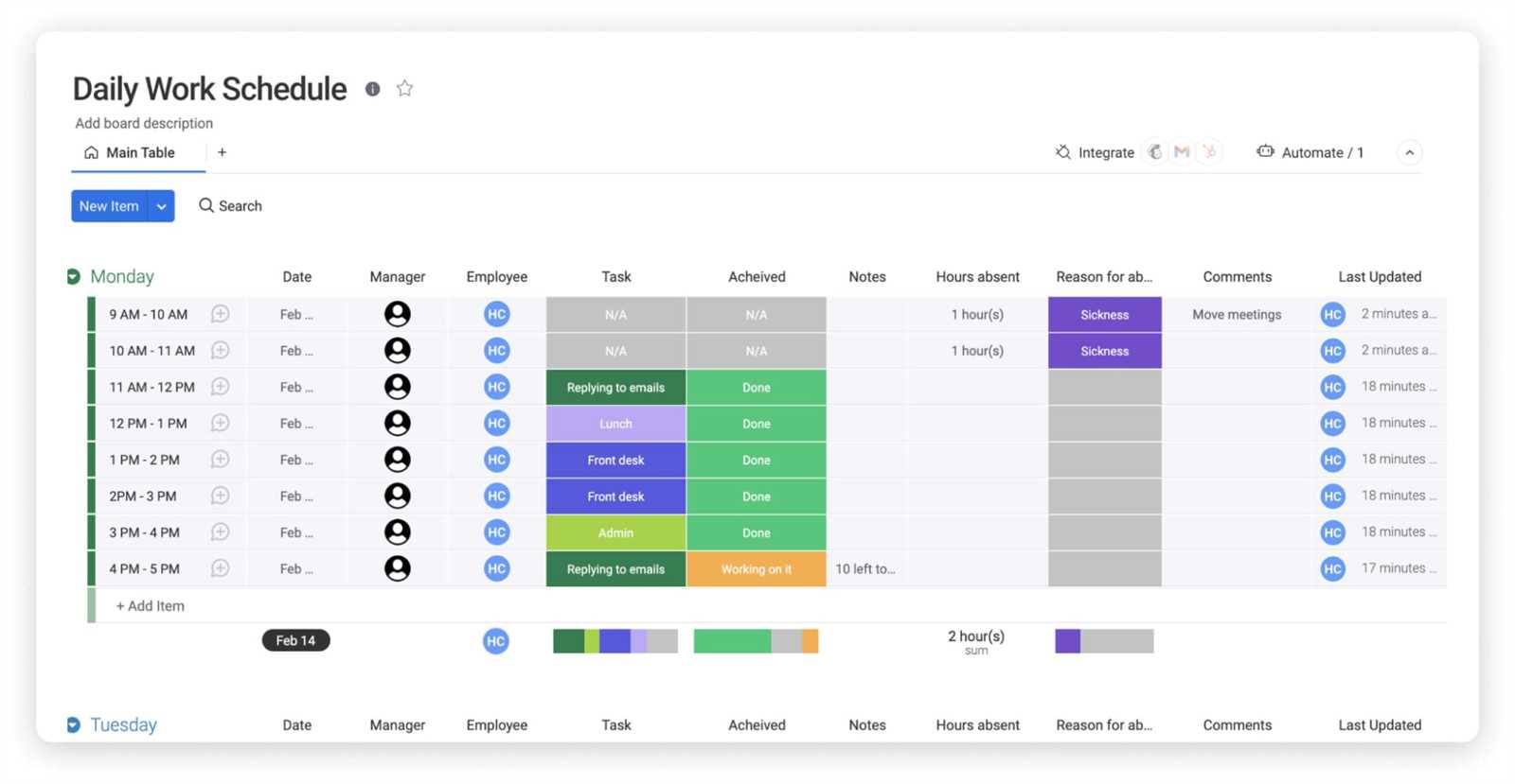 staff scheduling calendar templates