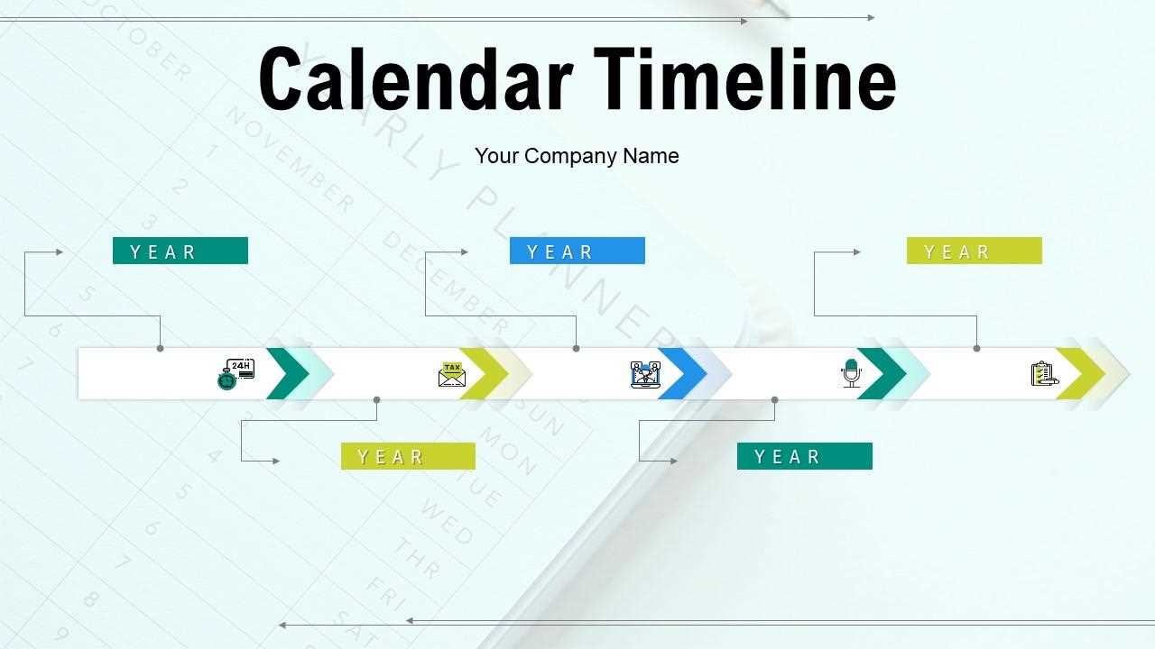 calendar timeline template powerpoint