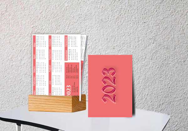 wallet size calendar template