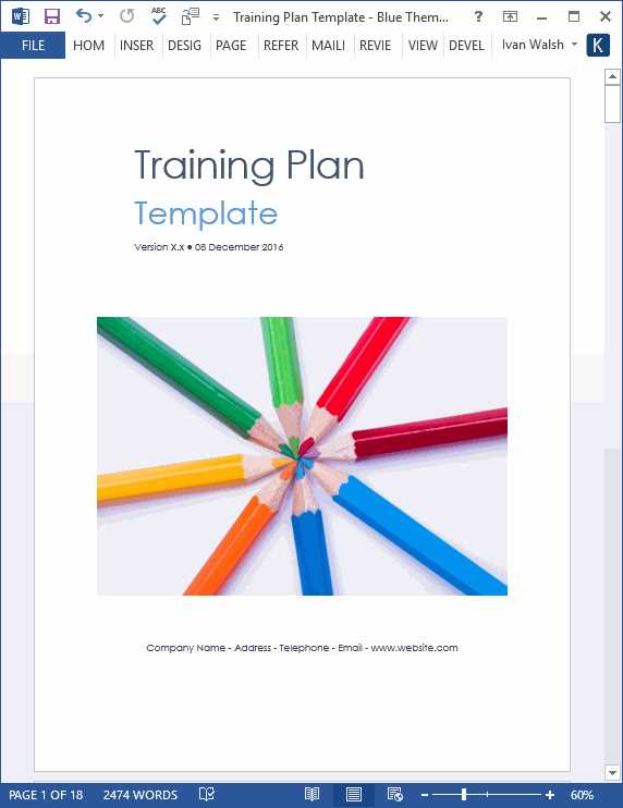 employee training calendar template