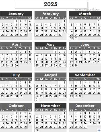 microsoft free calendar template 2025