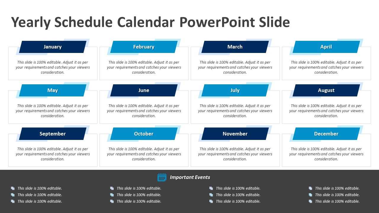 annual calendar powerpoint template