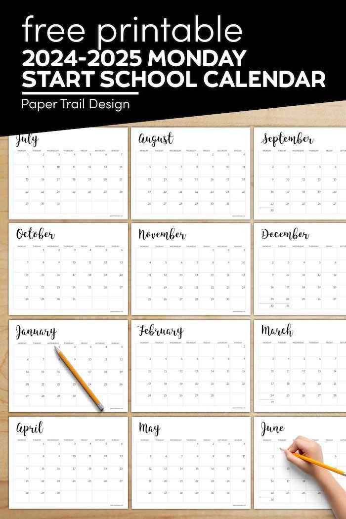 free printable calendar 2025 templates