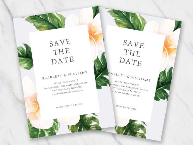 save the date calendar template free download