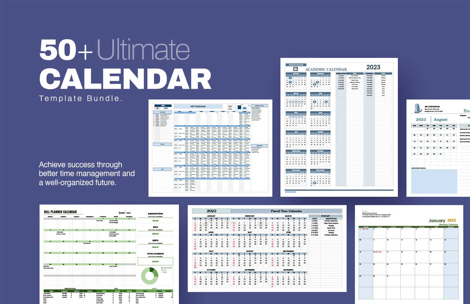 restaurant event calendar template