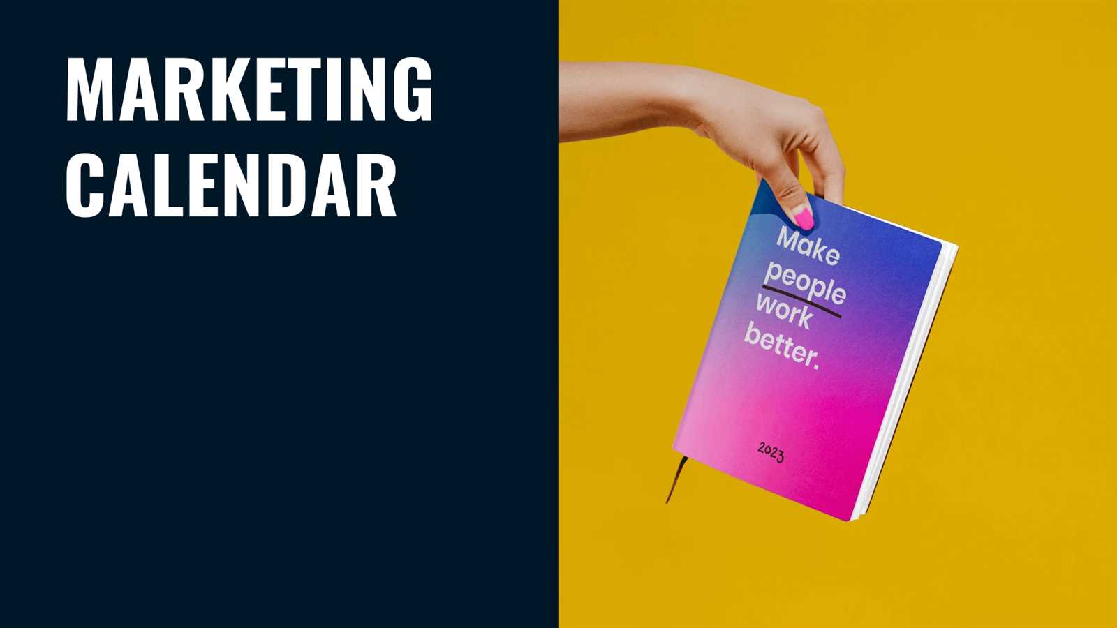 retail marketing calendar template