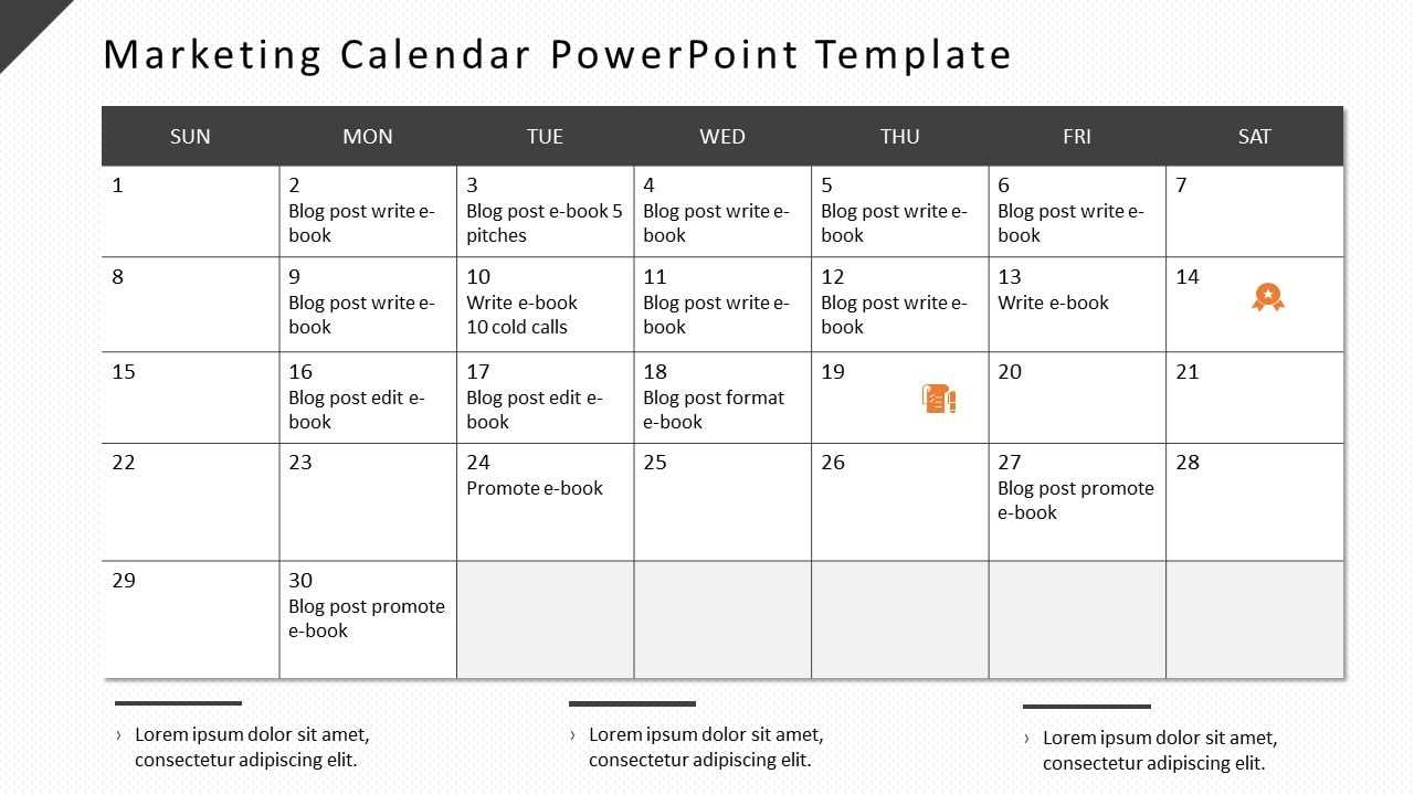 retail marketing calendar template