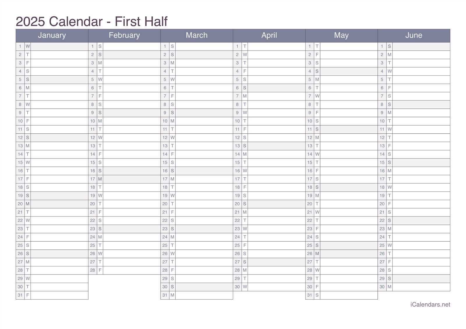 open office 2025 calendar template