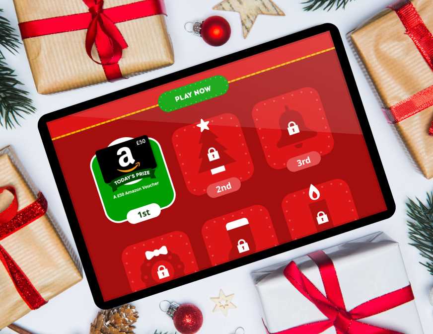 interactive advent calendar template