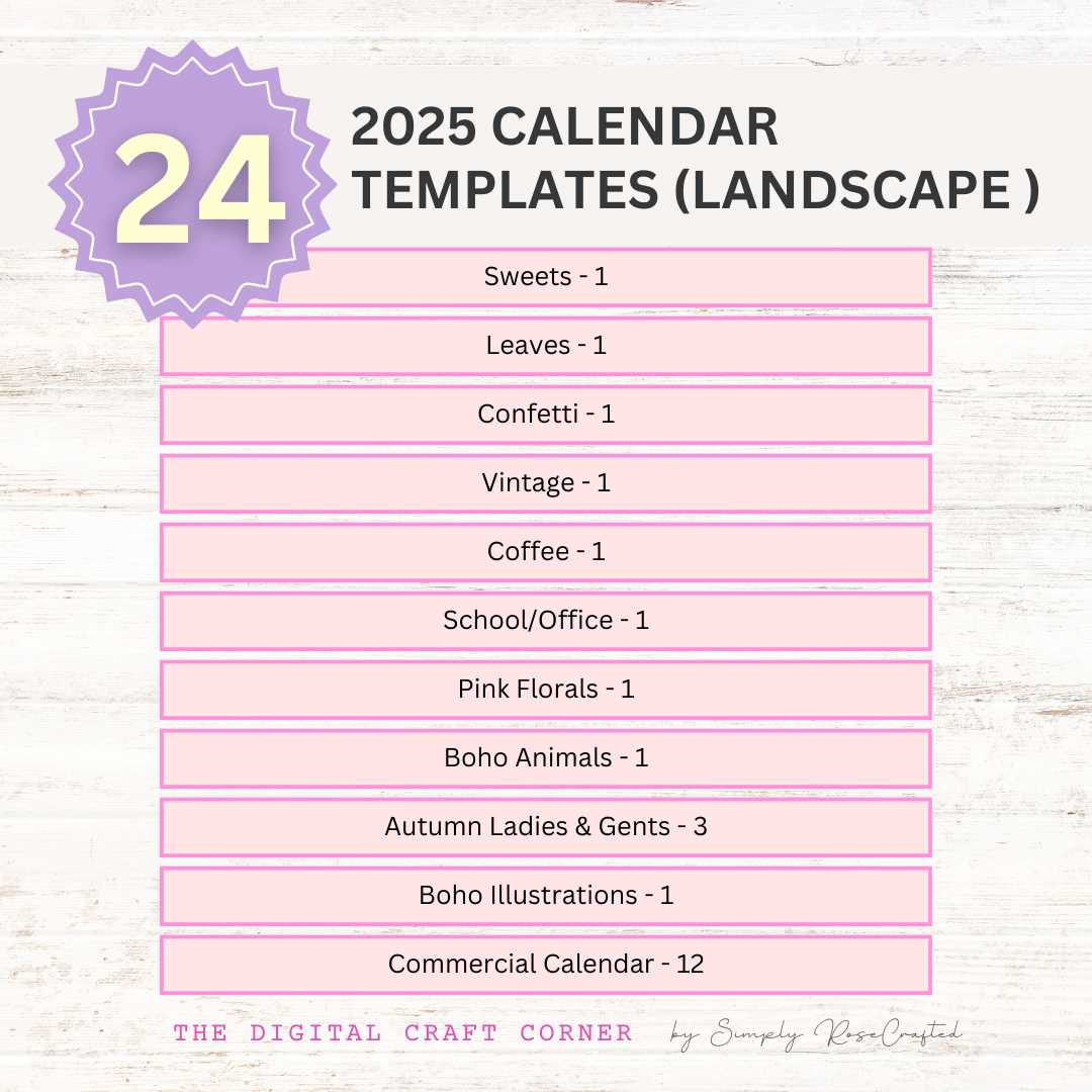 2025 social media calendar template