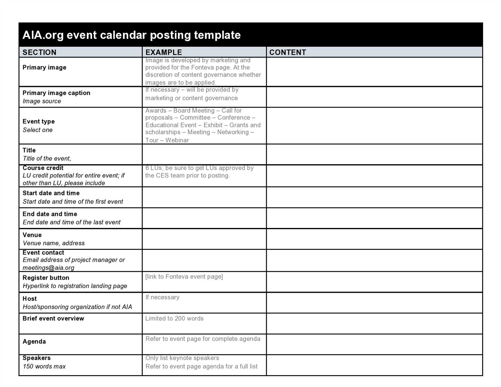 calendar template time and date