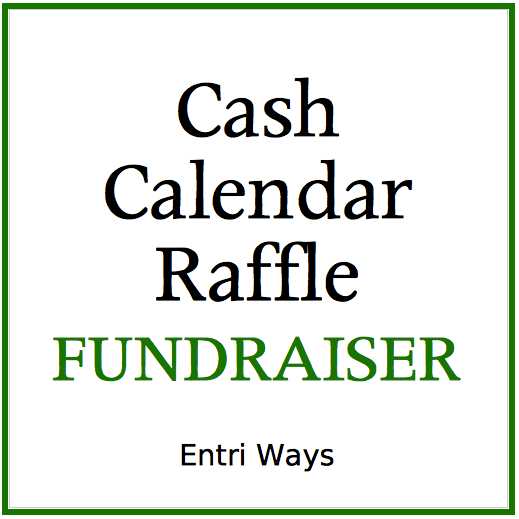 calendar raffle template