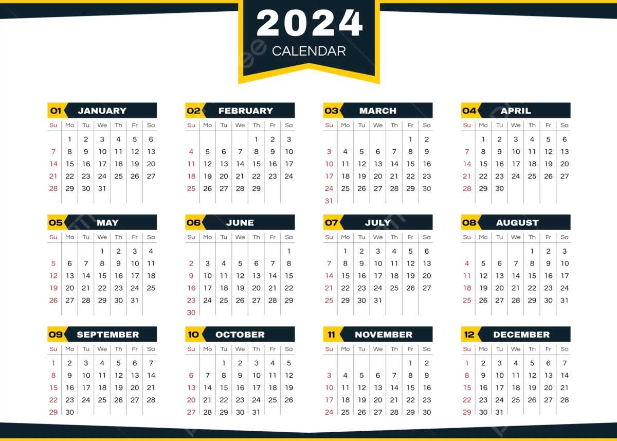 decorative calendar template