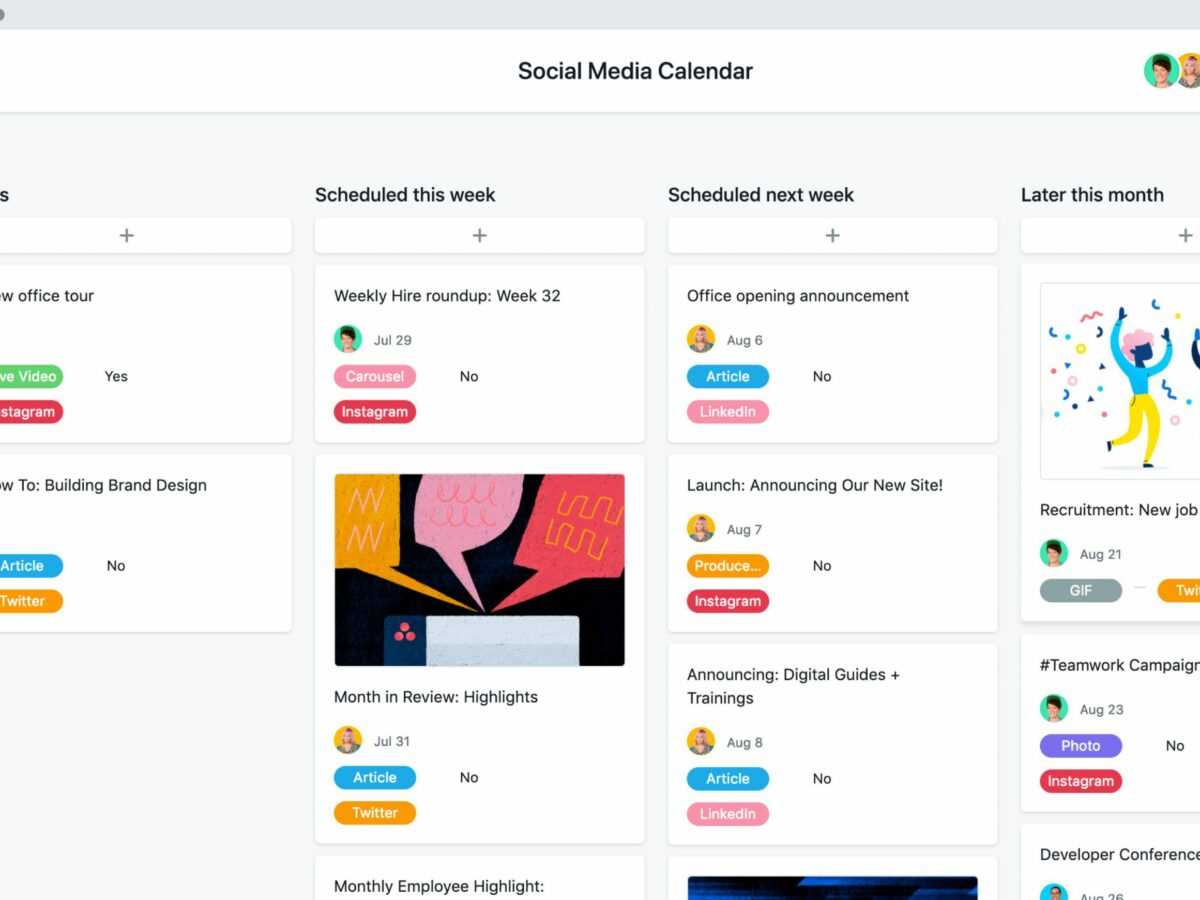 best content marketing calendar template