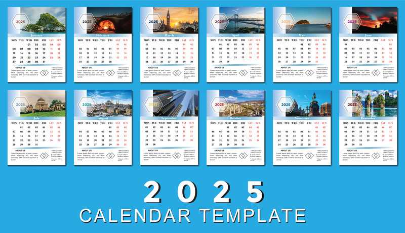 2025 calendar template yearly