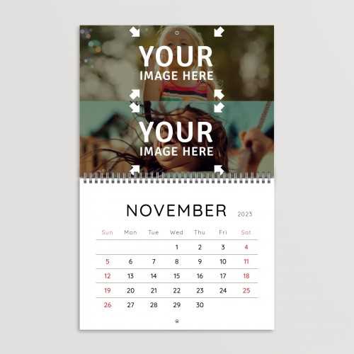 november calendar editable template