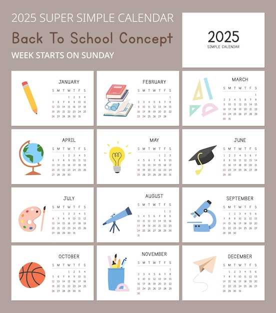 simple calendar template 2025