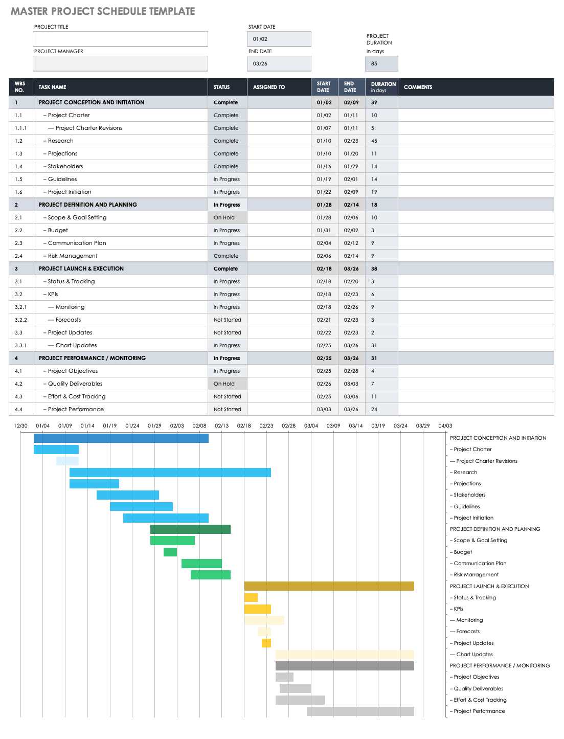 smartsheet calendar templates