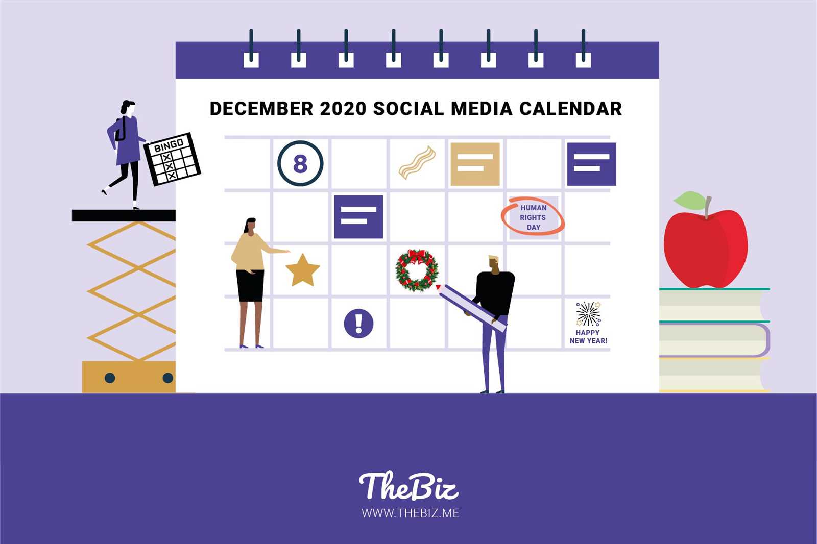 social media calendar free template