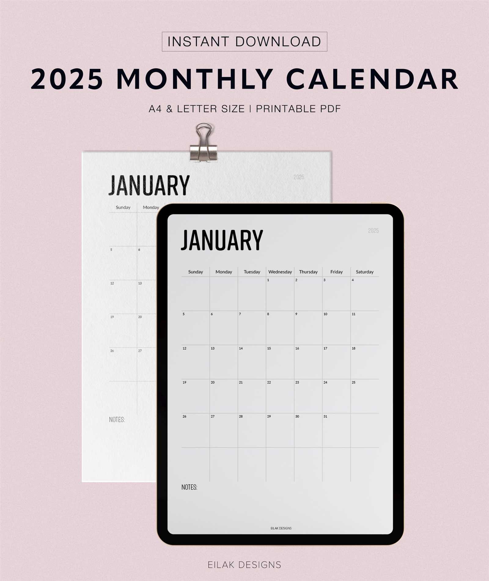 social media calendar template 2025 free