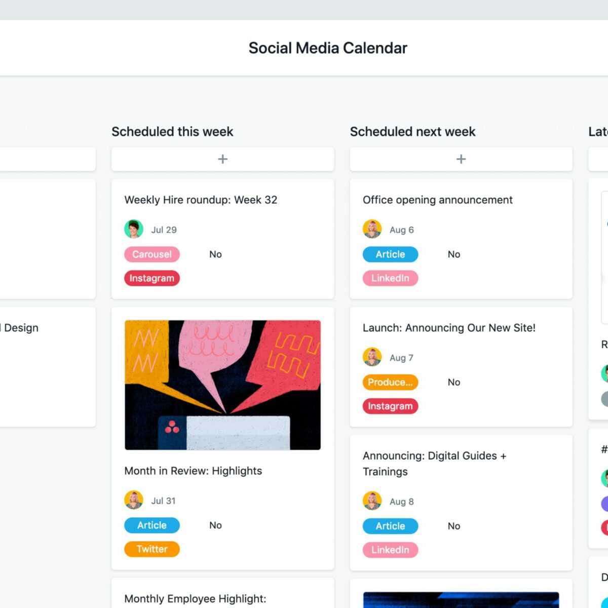 social media calendar template hootsuite