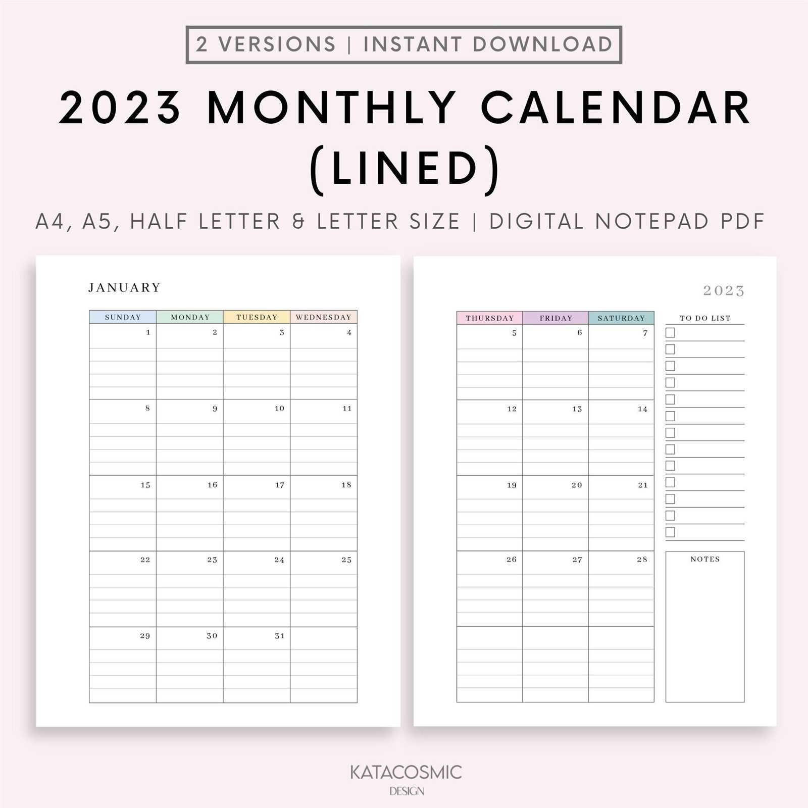 split year calendar template