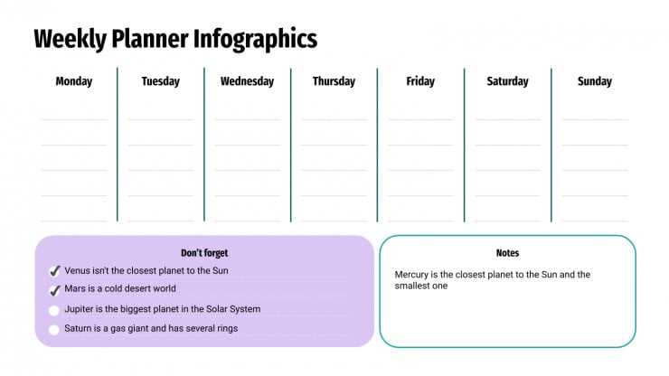 template for weekly calendar