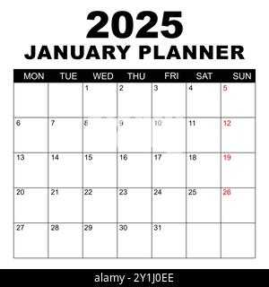 template calendar january 2025