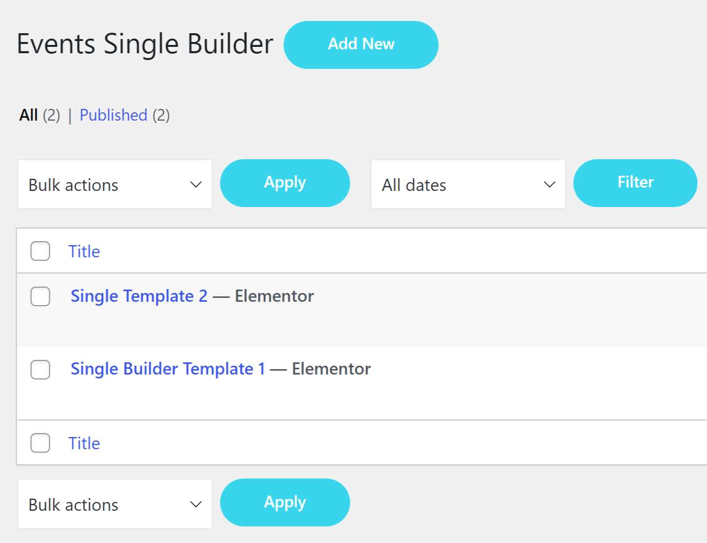 the events calendar single event template