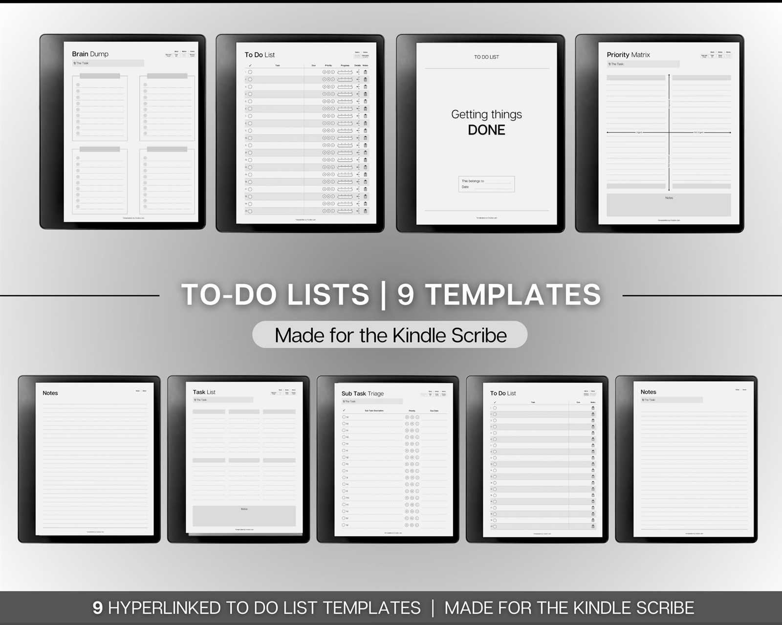 things to do template with calendar