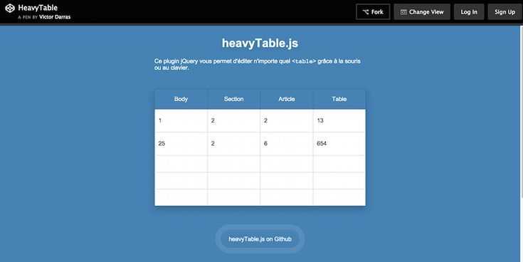 html table calendar template