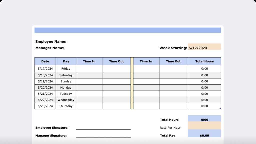 overtime calendar template