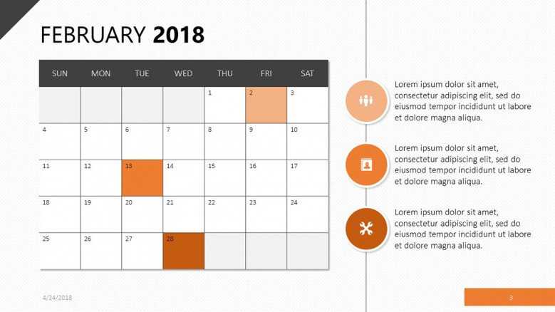 is there a calendar template in powerpoint