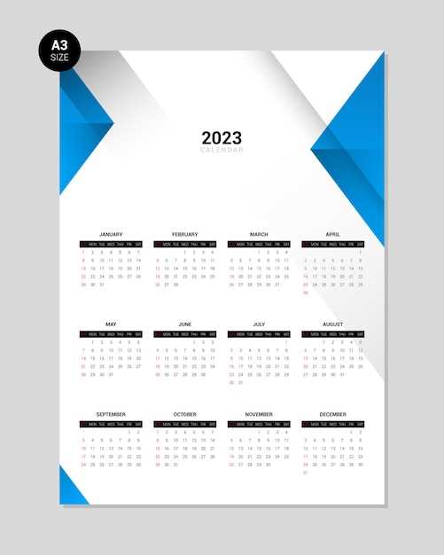 triangle calendar template