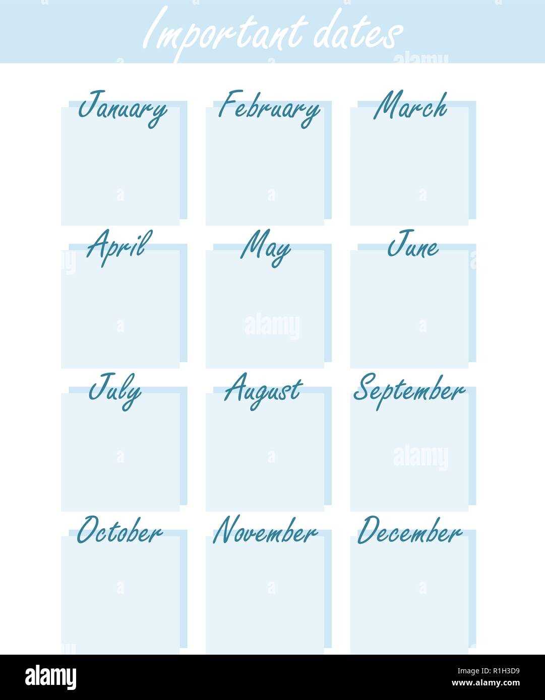 universal calendar template