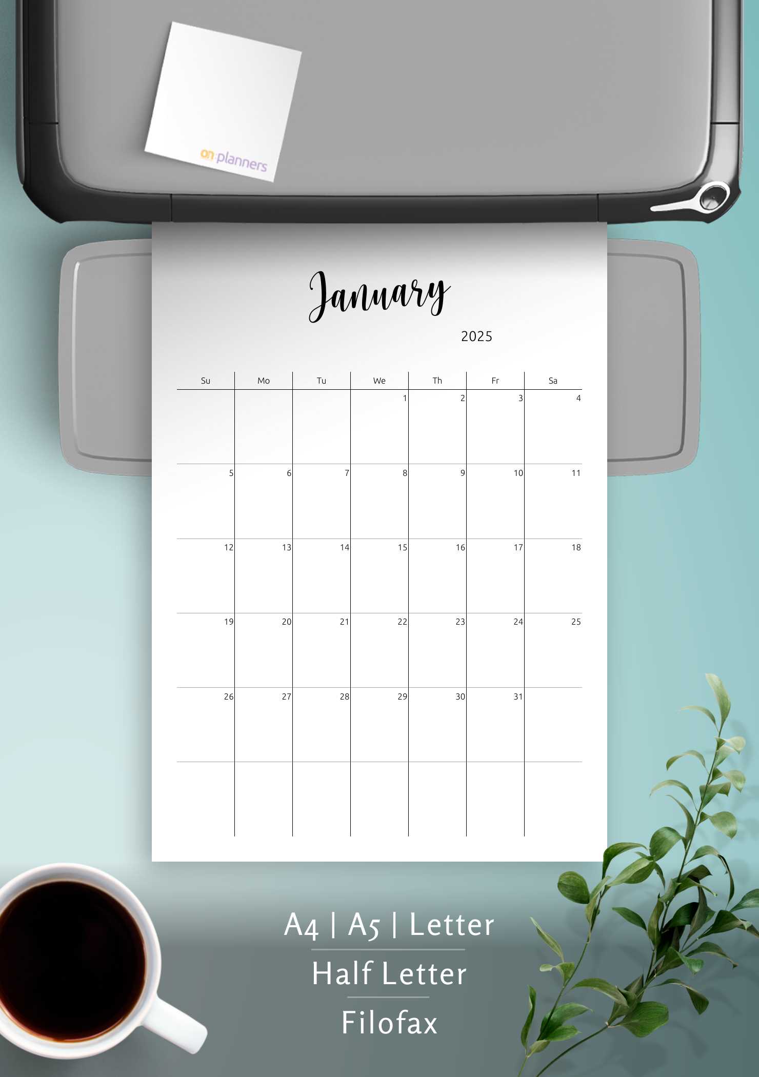 tumblr calendar template