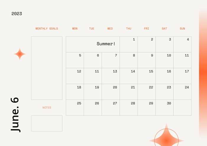 tumblr calendar template