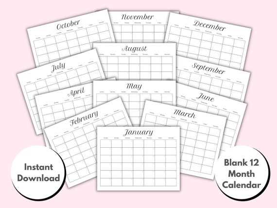 tumblr calendar template