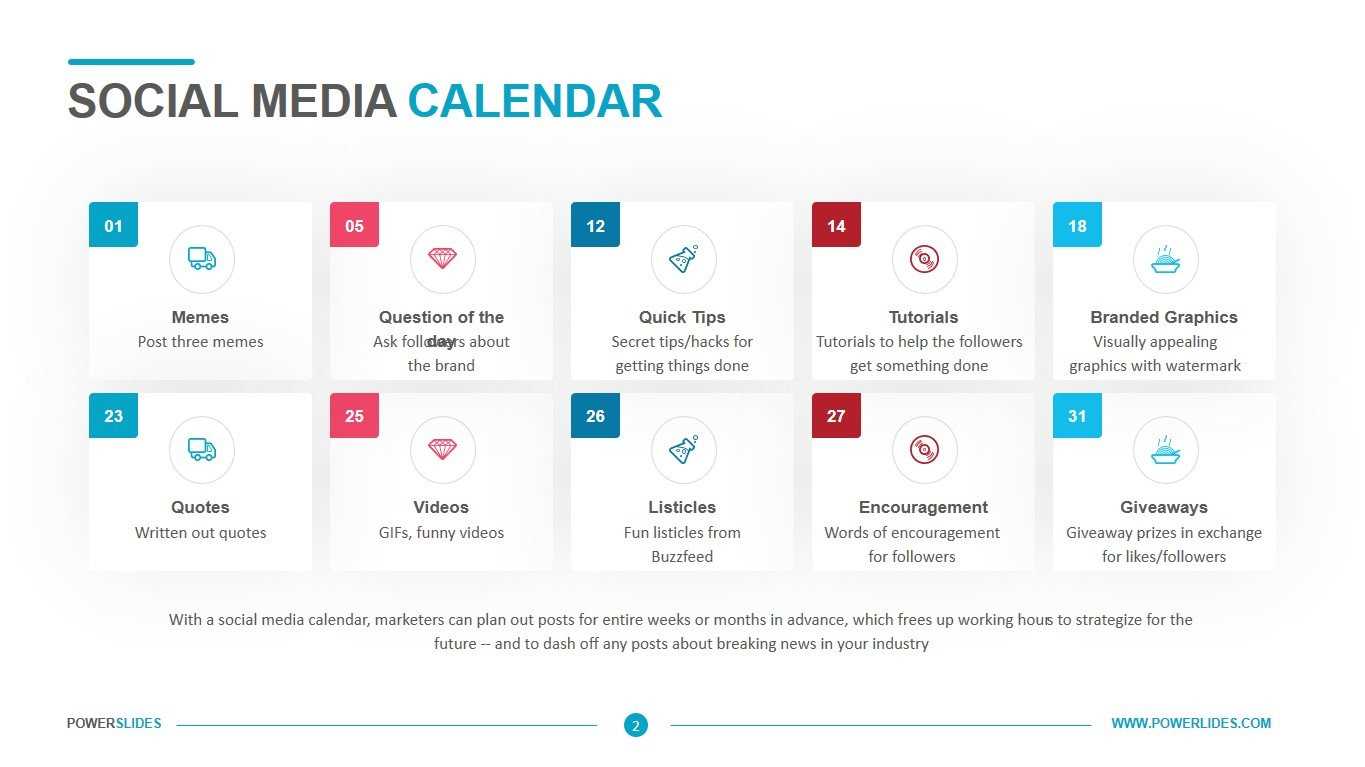 powerpoint monthly calendar template
