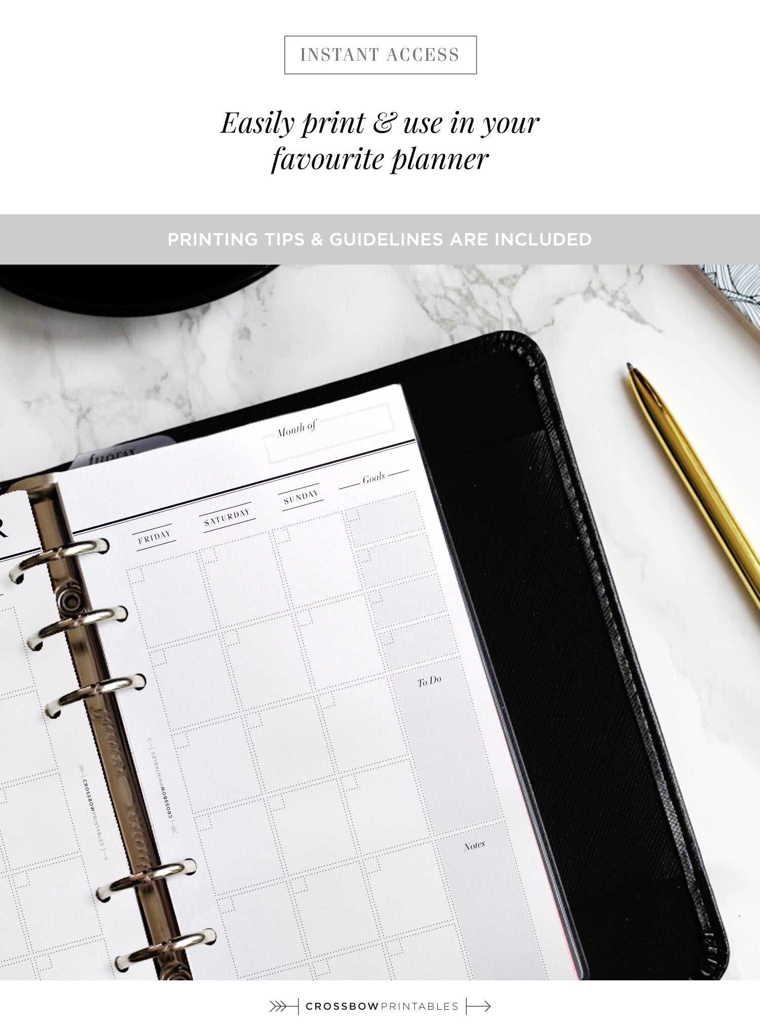 two page monthly calendar template