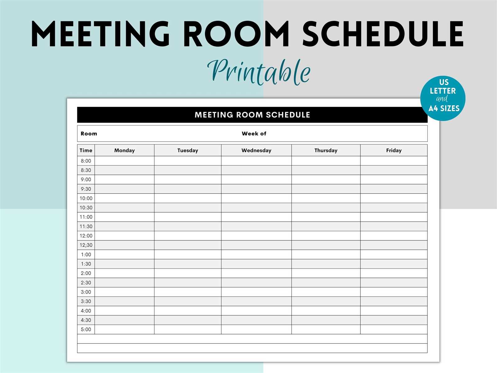 conference calendar template