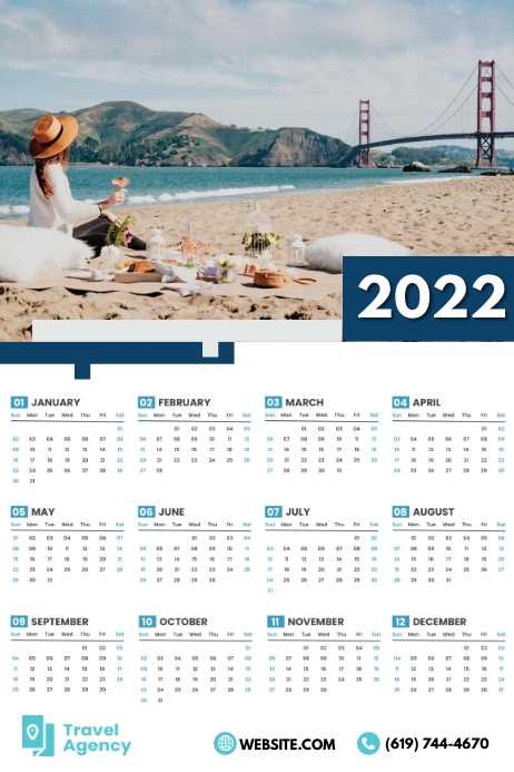 calendar poster template