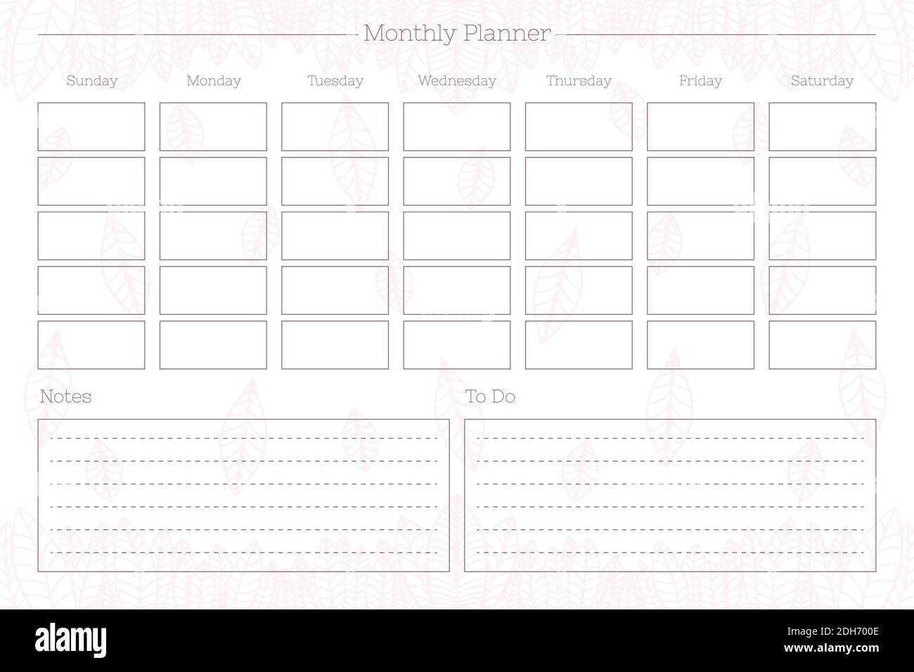 diary calendar template