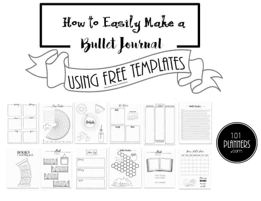 calendar template bullet journal