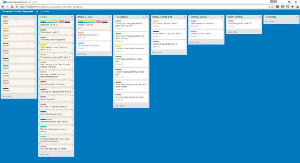 client calendar template