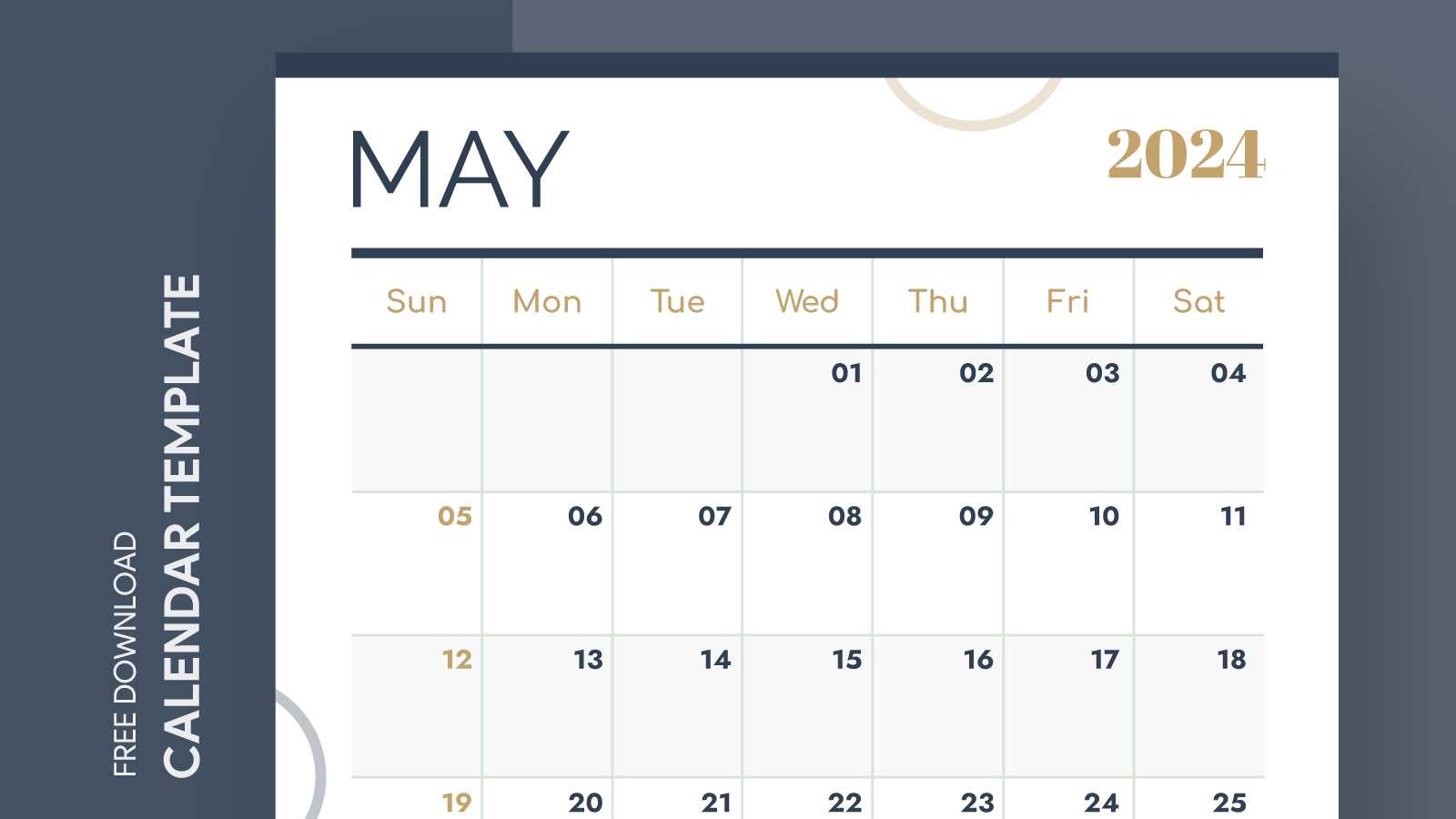 printable may calendar template