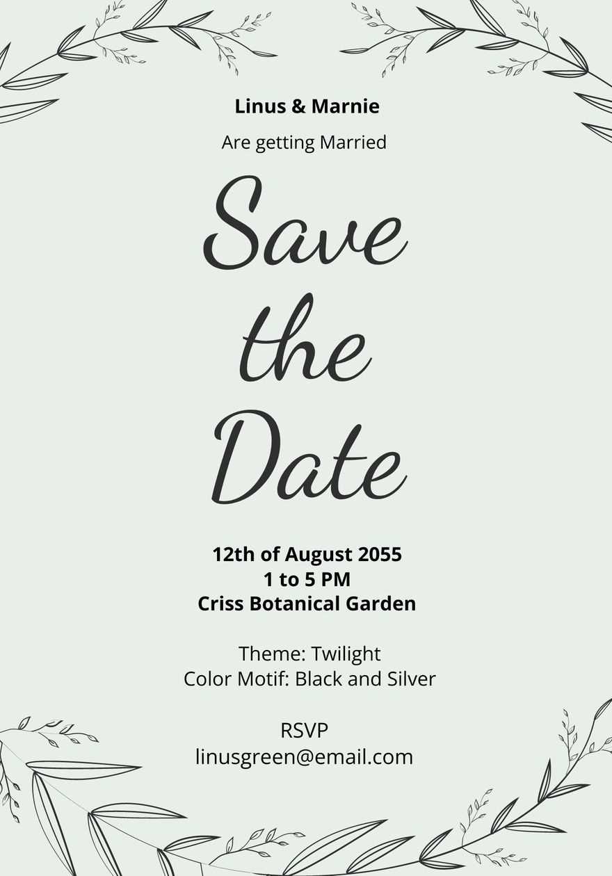 downloadable save the date calendar template