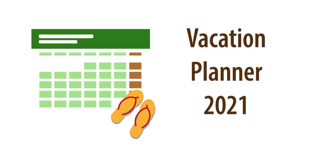 department vacation calendar template