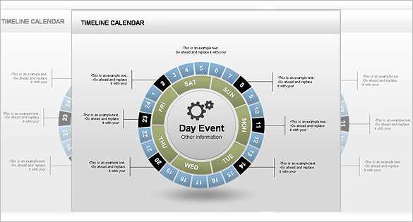 timeline calendar template free